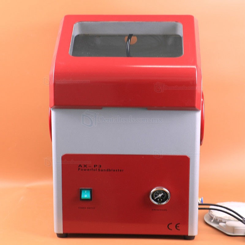 Máquina de chorro de arena reciclable de laboratorio dental sin polvo AX-P3
